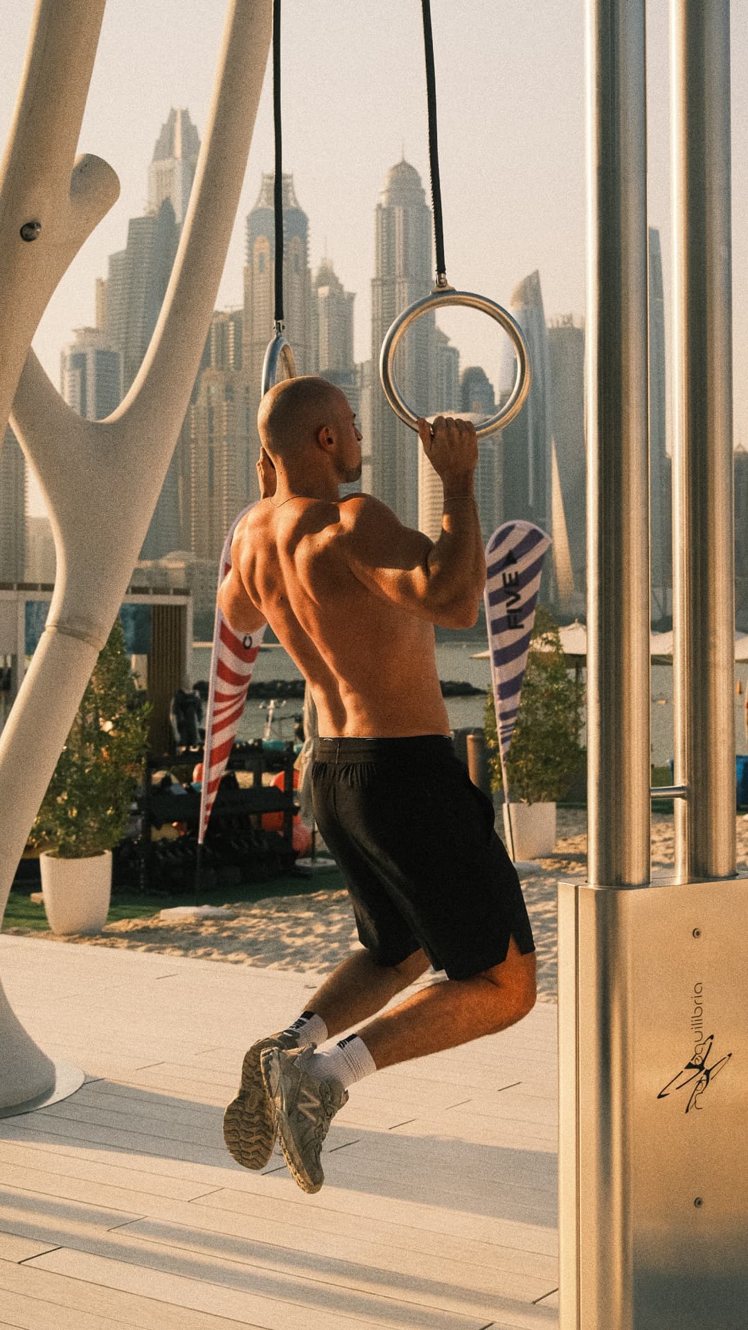 Jesse working out