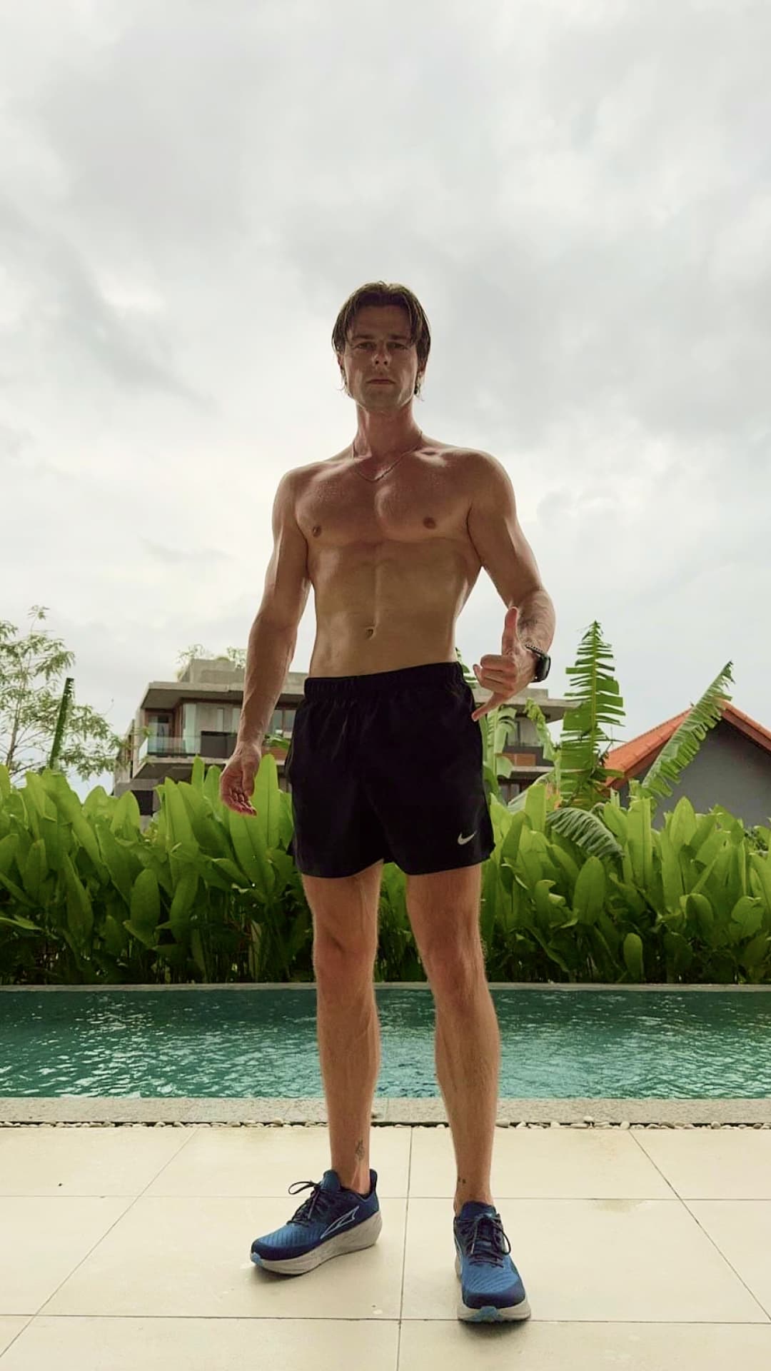 Max working out