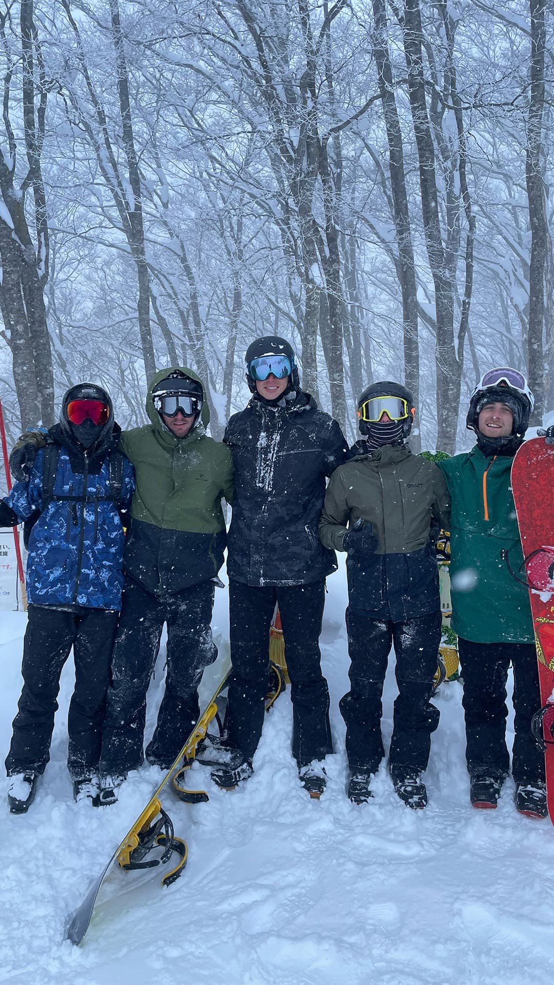 Steve skiing in Hakuba, Japan